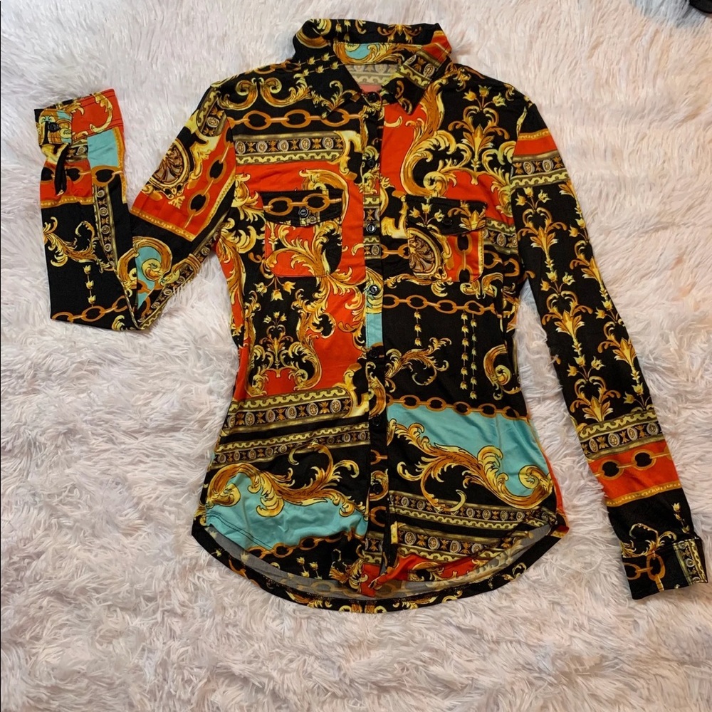 Chain print top ✨